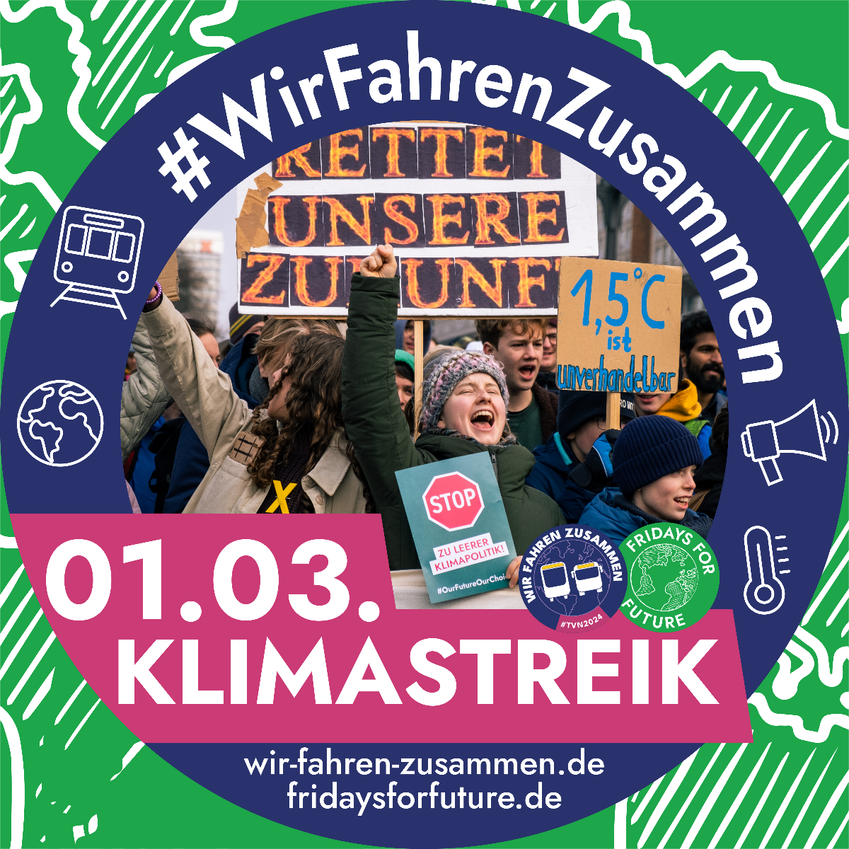 Wir Fahren Zusammen Großer Klimastreik Am 01 März 2024 Naturfreunde Württemberg 2928